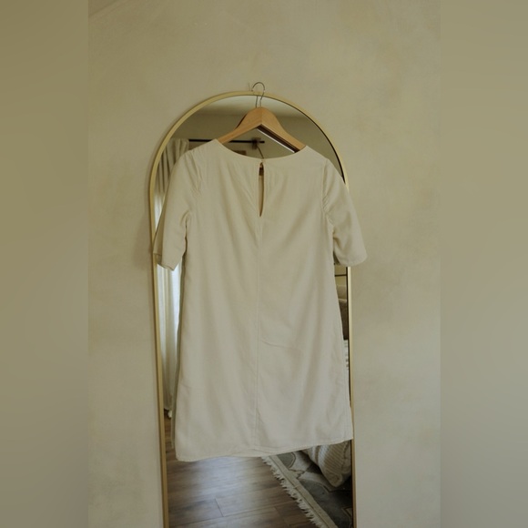 Old Navy Cream Mini Dress with Embroidery - Picture 4 of 7